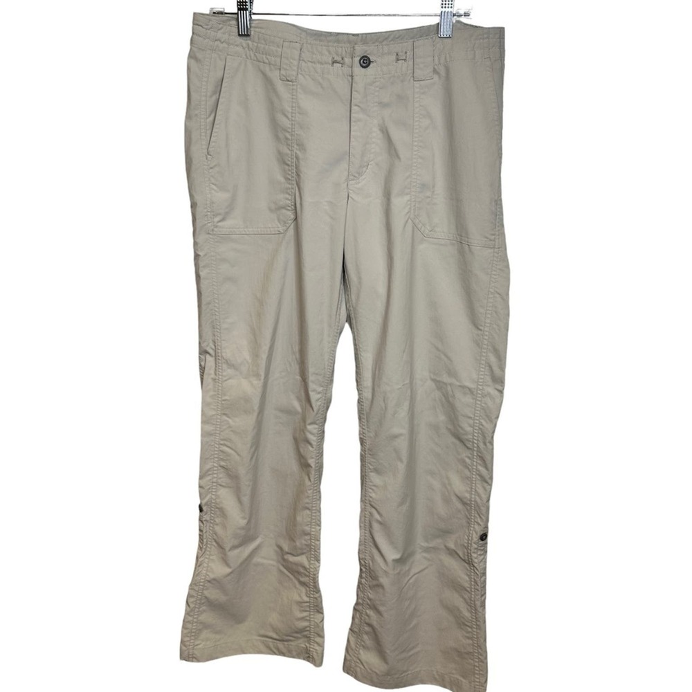 Patagonia Cargo Pants Womens Active Hiking Pockets Soft Beige 12